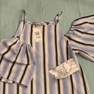 Stripped dress top